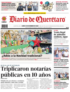 Cover of Diario de Queretaro