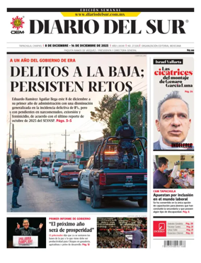 Cover of Diario del Sur