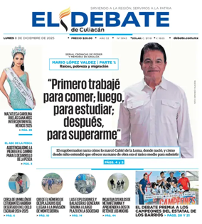 Cover of El Debate de Culiacán