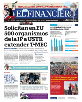 Cover of El Financiero
