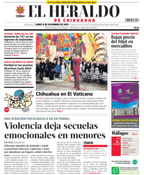 Cover of El Heraldo de Chihuahua