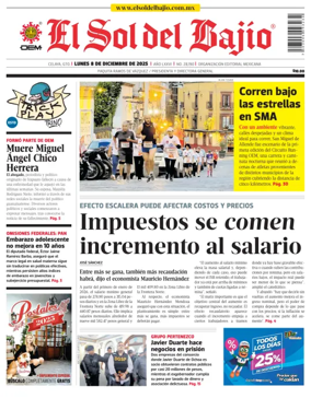 Cover of El Sol de Bajío