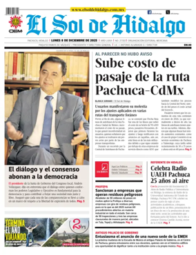 Cover of El Sol de Hidalgo