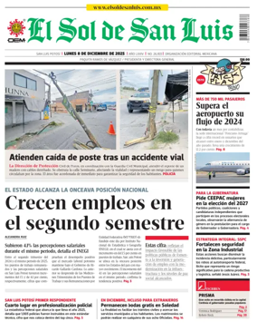 Cover of El Sol de San Luis Potosi