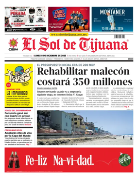 Cover of El Sol de Tijuana