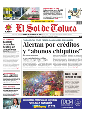 Cover of El Sol de Toluca