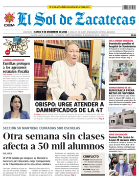 Cover of El Sol de Zacatecas