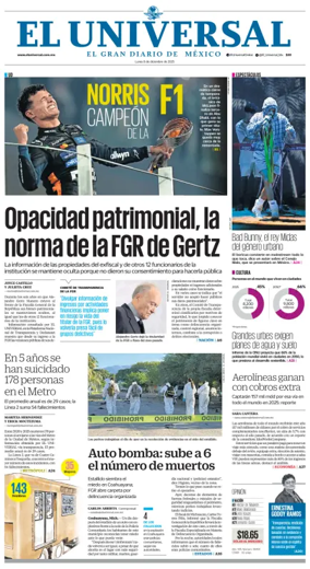 Cover of El Universal