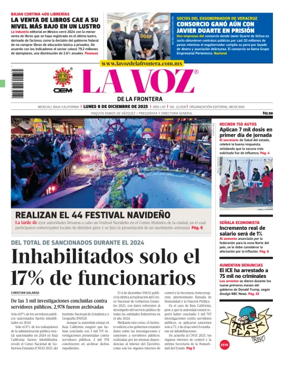 Cover of La Voz de la Frontera