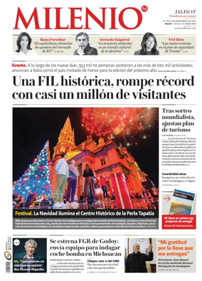 Cover of Milenio Jalisco