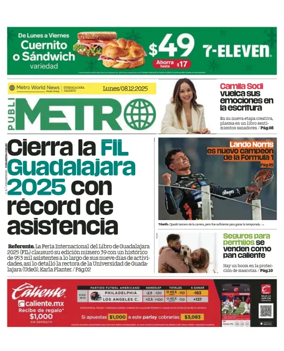 Cover of Publimetro Guadalajara