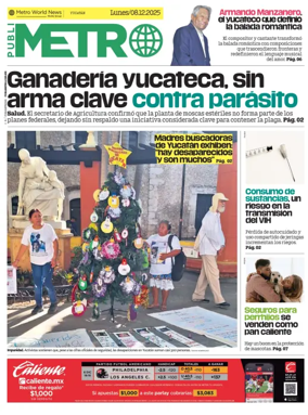 Cover of Publimetro Quintana Roo