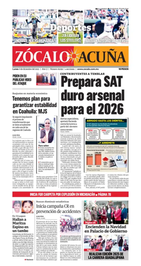 Cover of Zócalo Acuña