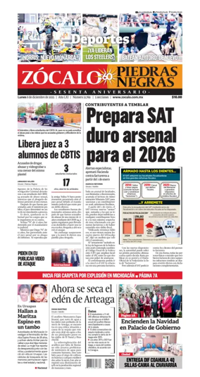 Cover of Zócalo Piedras Negras