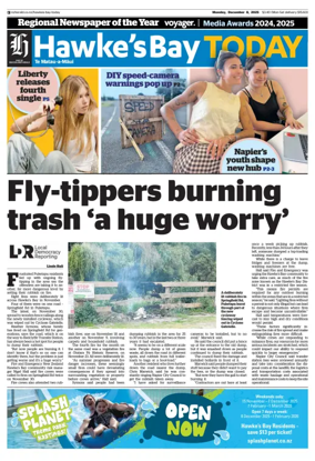 Cover of Hawke's Bay Today