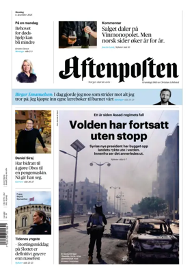 Cover of Aftenposten