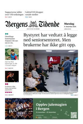 Cover of Bergens Tidende
