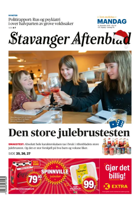 Cover of Stavanger Aftenblad