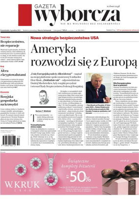 Cover of Gazeta Wyborcza