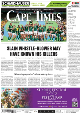 Cover of Cape Times