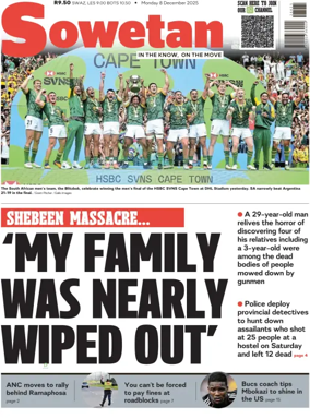 Cover of Sowetan
