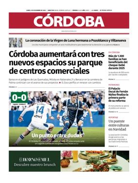 Cover of Diario Córdoba