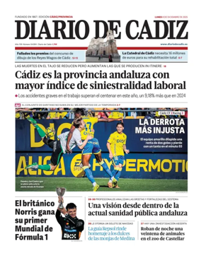 Cover of Diario de Cadiz