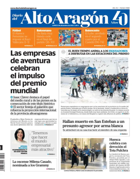 Cover of Diario del Alto Aragón