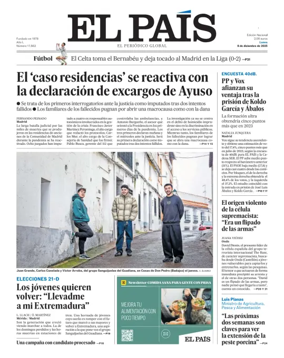 Cover of El País (País Vasco)