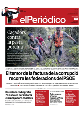 Cover of El Periódico de Catalunya (Català)