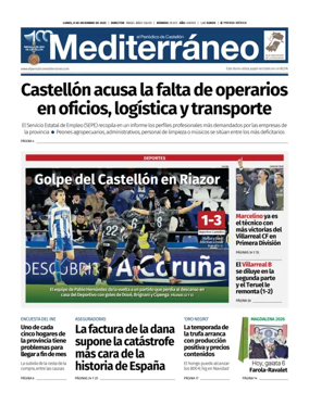 Cover of El Periódico Mediterráneo