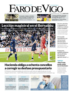 Cover of Faro de Vigo