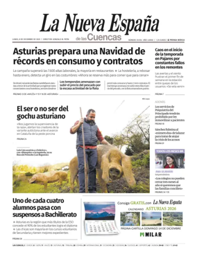Cover of La Nueva España (Cuencas)