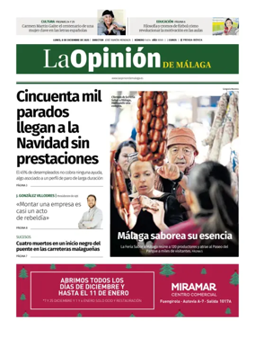 Cover of La Opinión de Málaga