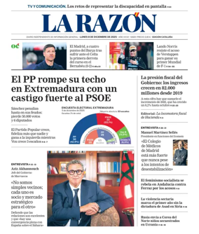 Cover of La Razon (Cataluna)