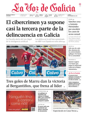 Cover of La Voz de Galicia (Carballo)