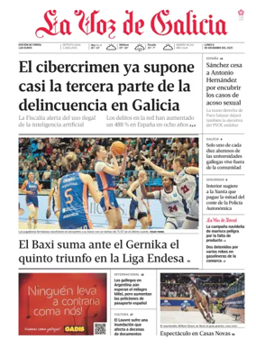 Cover of La Voz de Galicia (Ferrol)
