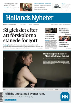 Cover of Hallands Nyheter