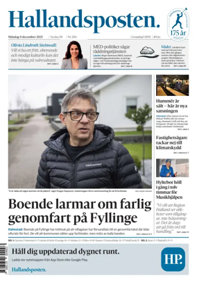 Cover of Hallandsposten
