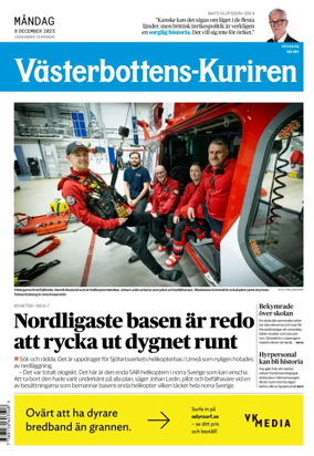 Cover of Västerbottens-Kuriren