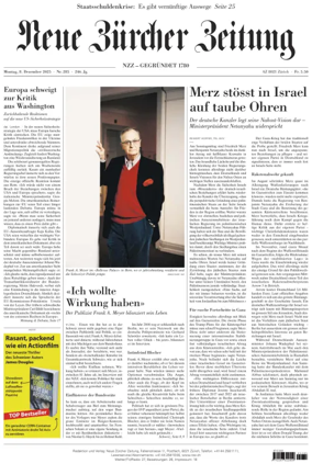 Cover of Neue Zürcher Zeitung