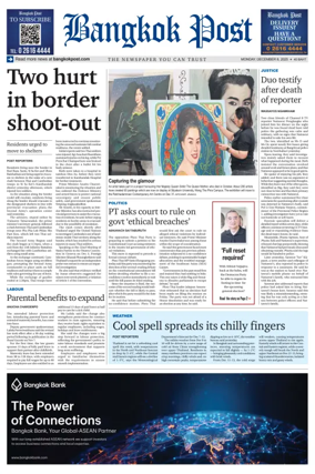 Cover of Bangkok Post