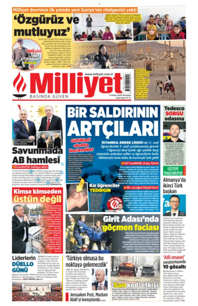 Cover of Milliyet