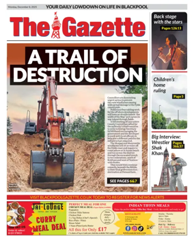 Cover of Blackpool Gazette