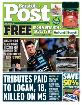 Cover of Bristol Post