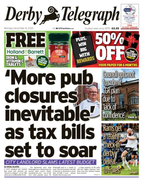 Cover of Derby Telegraph