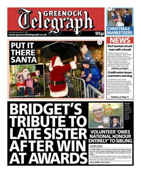 Cover of Greenock Telegraph