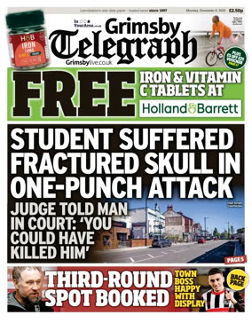 Cover of Grimsby Telegraph