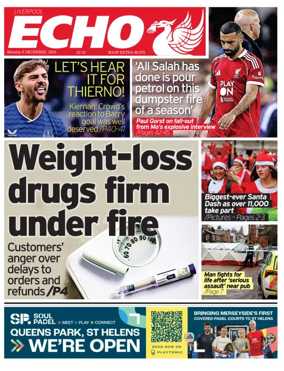 Cover of Liverpool Echo
