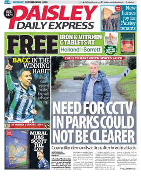 Cover of Paisley Daily Express